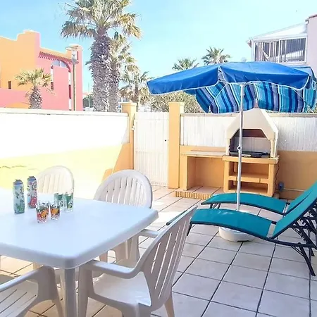 2Min A Pied De La Plage Grande Terrasse Le Barcarès Exterior foto